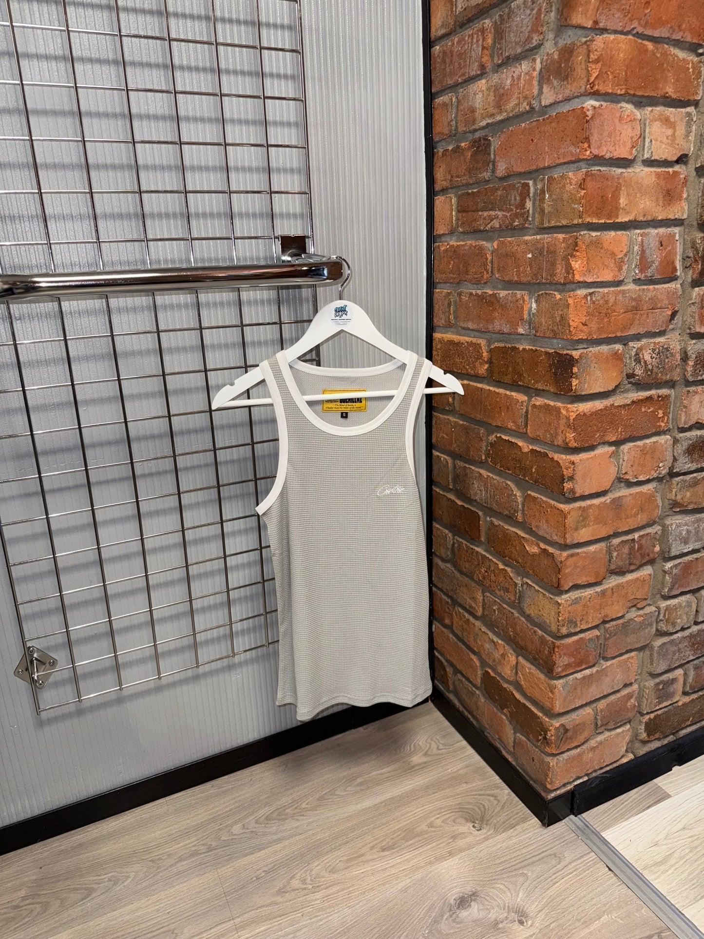 Corteiz HMP Tank Top Grey | White