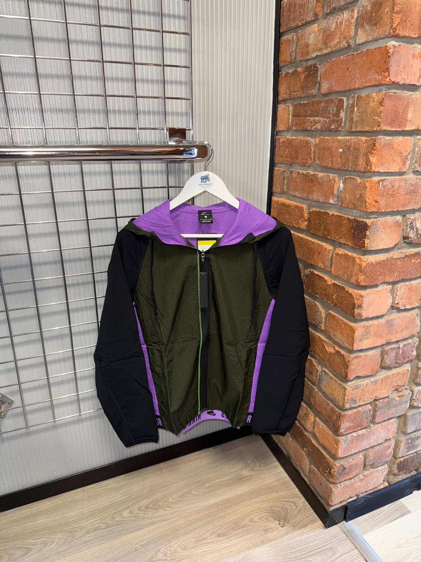 Nike Meekz Windrunner Jacket Khaki | Purple