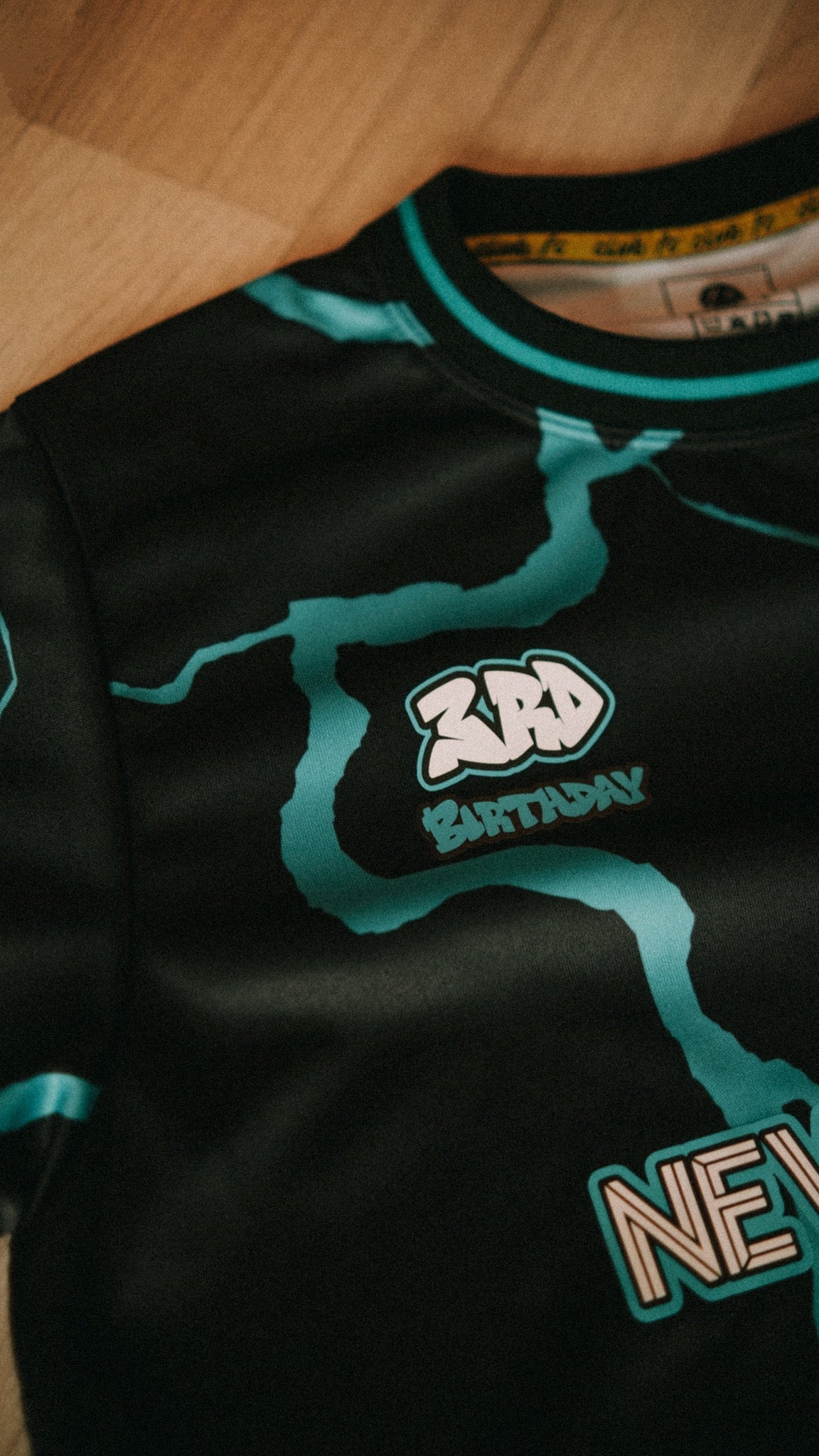 Caught Drip’N’ Special Edition 3rd Birthday Football Tee