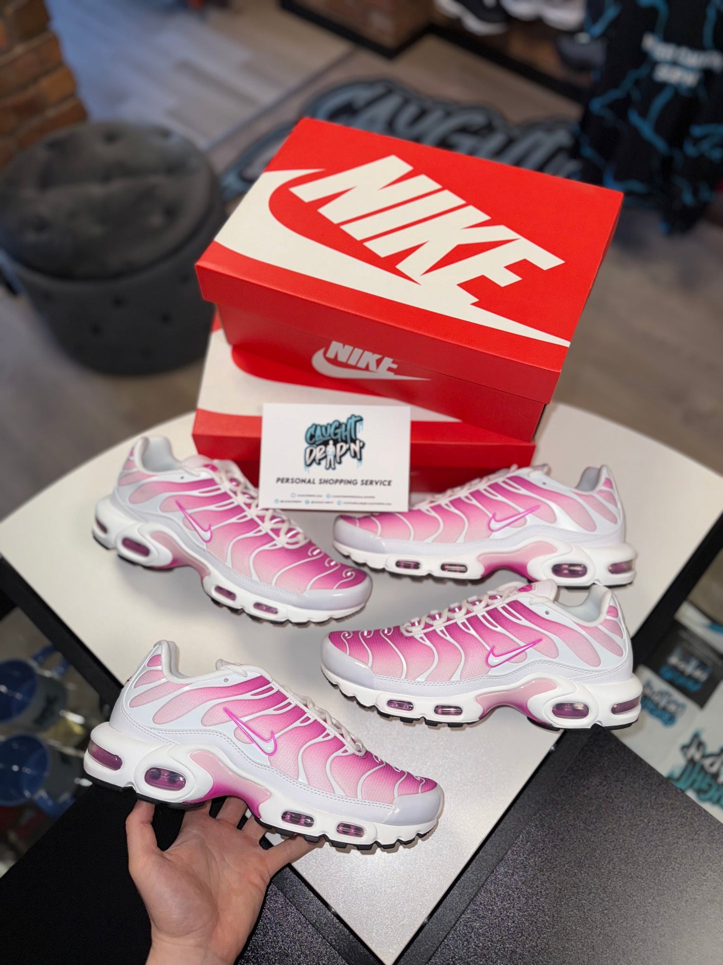 Nike Air Max Plus TN White, Pink Fade 2024