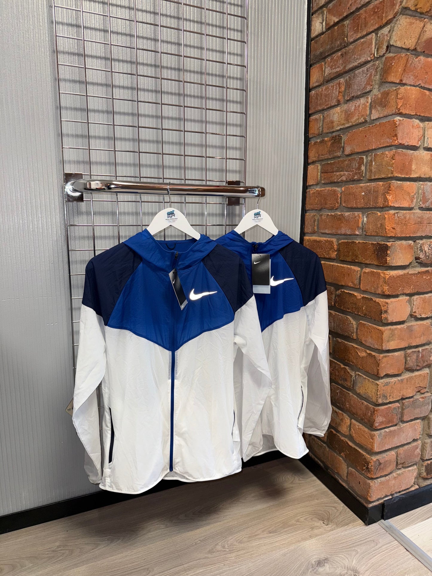 Nike Old Season UV Windrunner Jacket White | Royal Blue (2016 Exclusive)