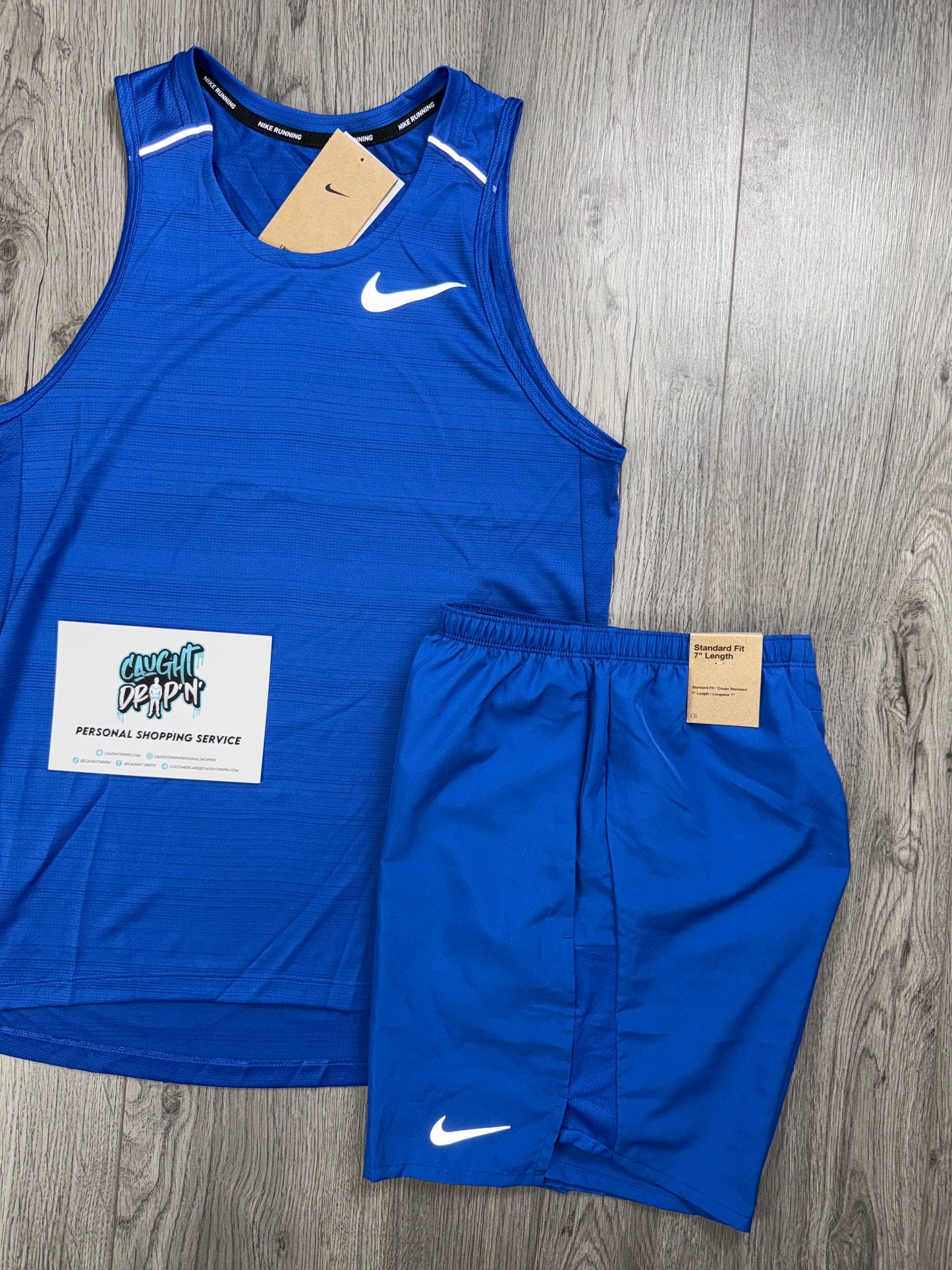 Nike OG Royal Blue Miler Tank Set