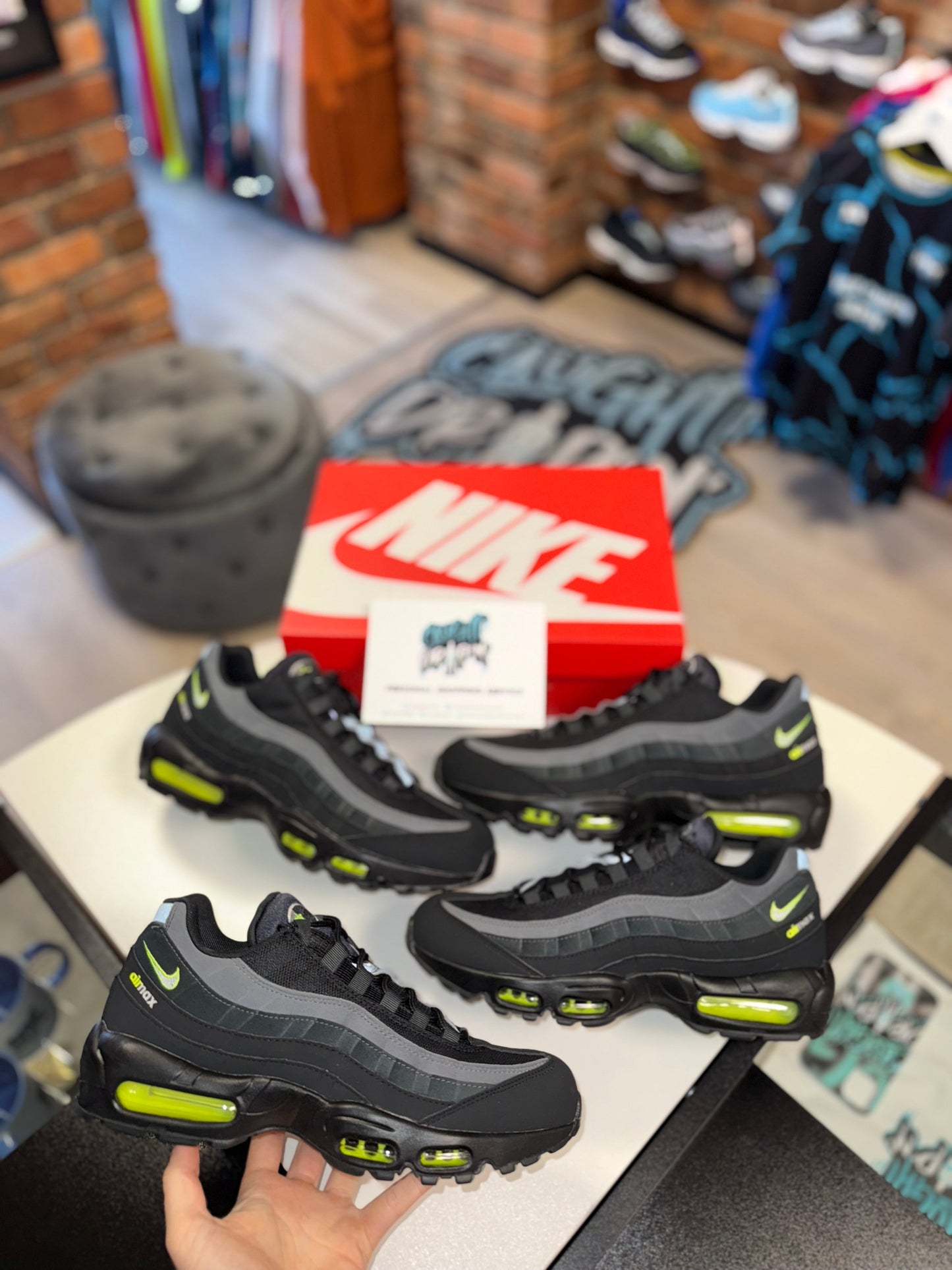 Nike Air Max 95’s Logo Pack Black | Volt 2020