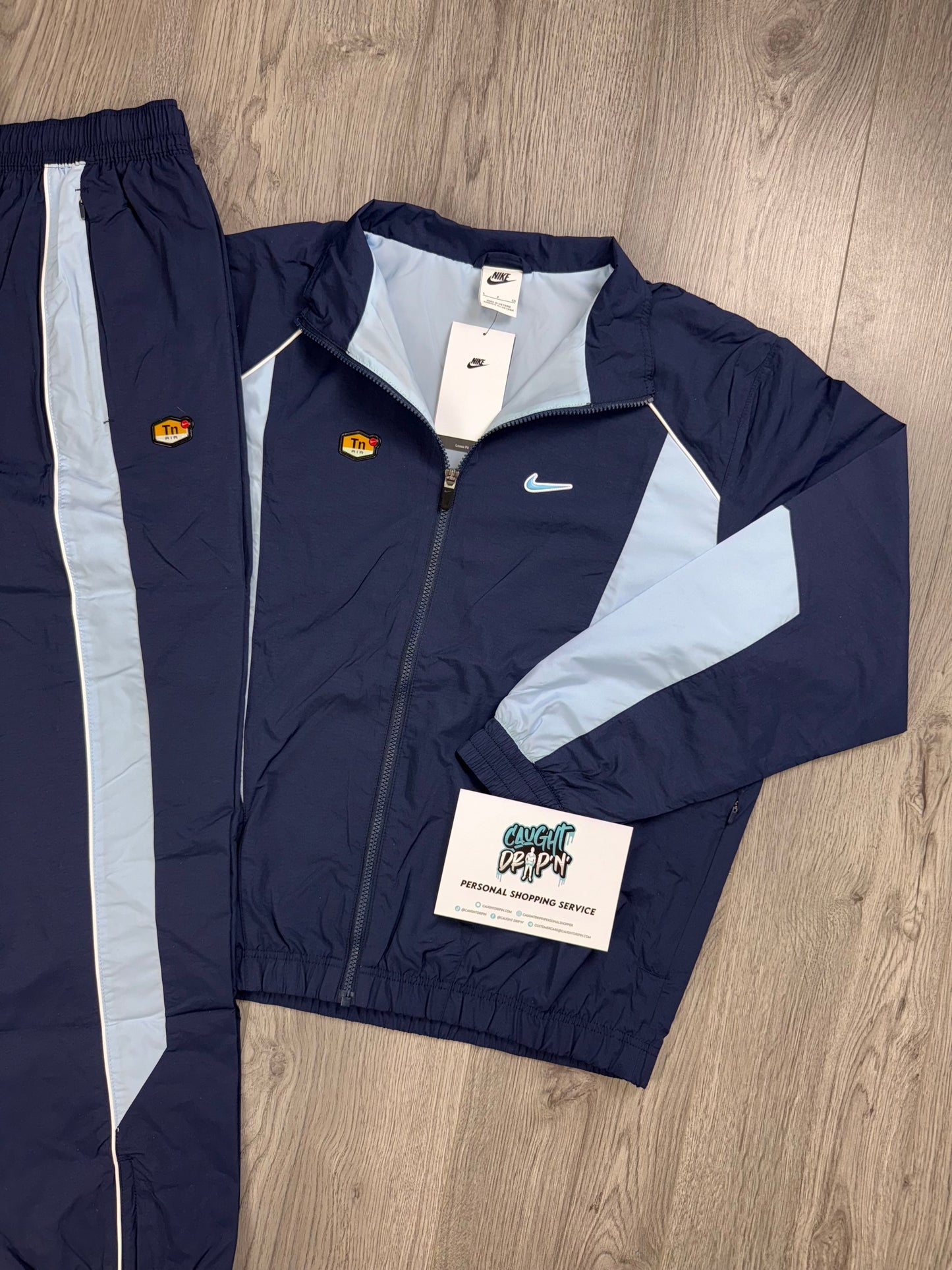 Nike TN Obsidian, Celestine Blue Tracksuit (Oversized Fit. Recommend Sizing Down)