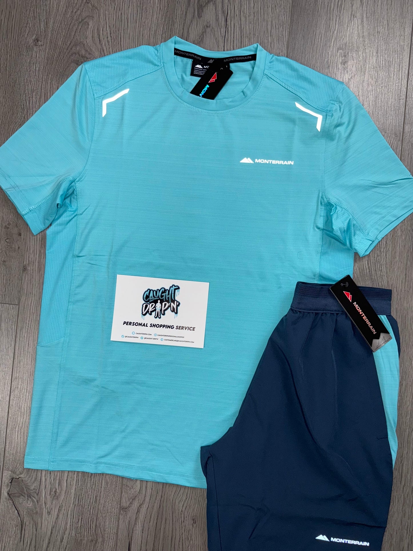 Monterrain 3.0 Running Set Obsidian | Sea Blue