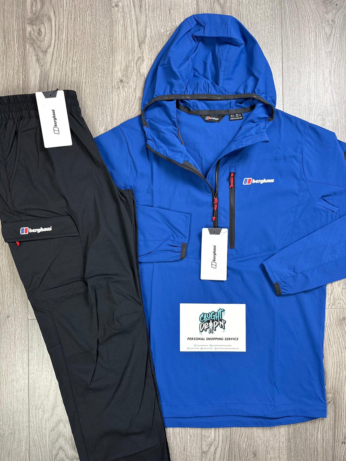 Berghaus Old Season Theran Half Zip Tracksuit Blue | Black