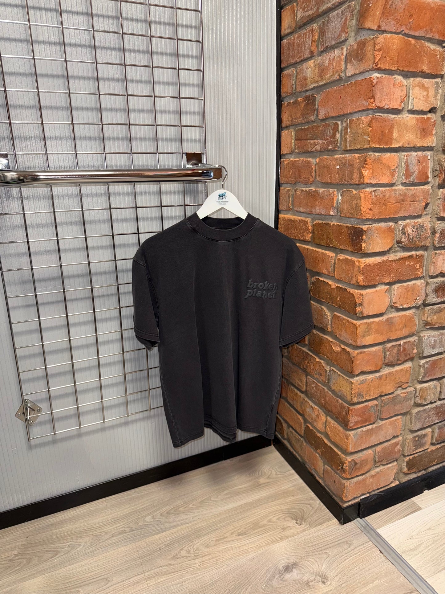 Broken Planet Washed Midnight Black Tee