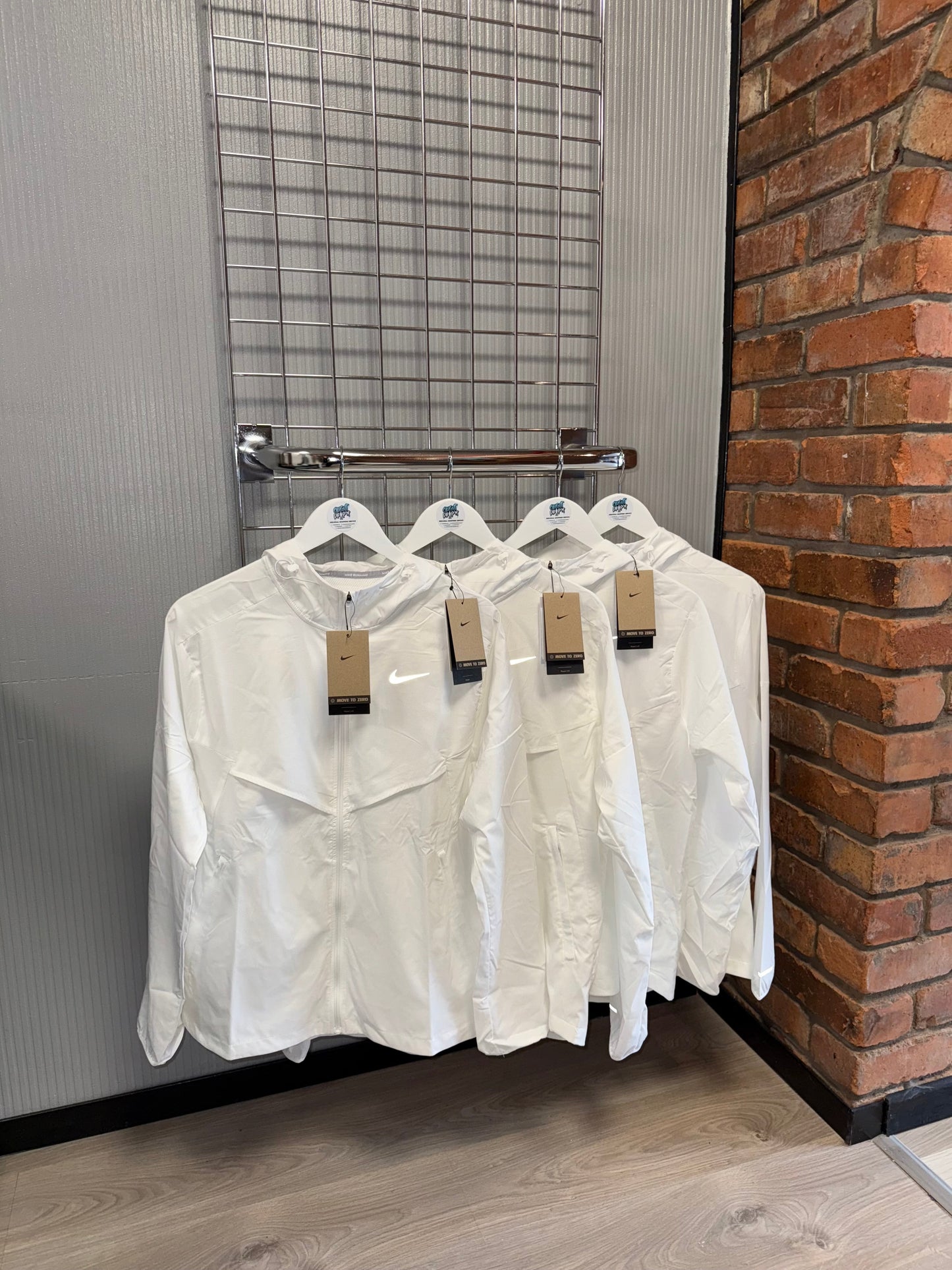 Nike White Windrunner Jacket