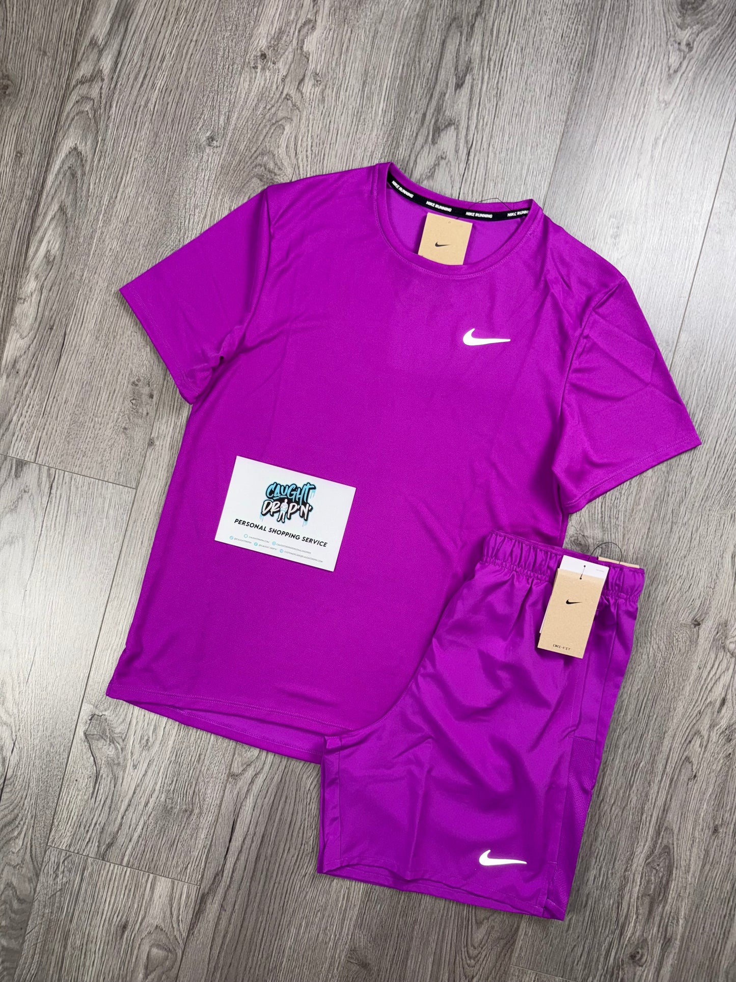 Nike Miler Grape Purple Set