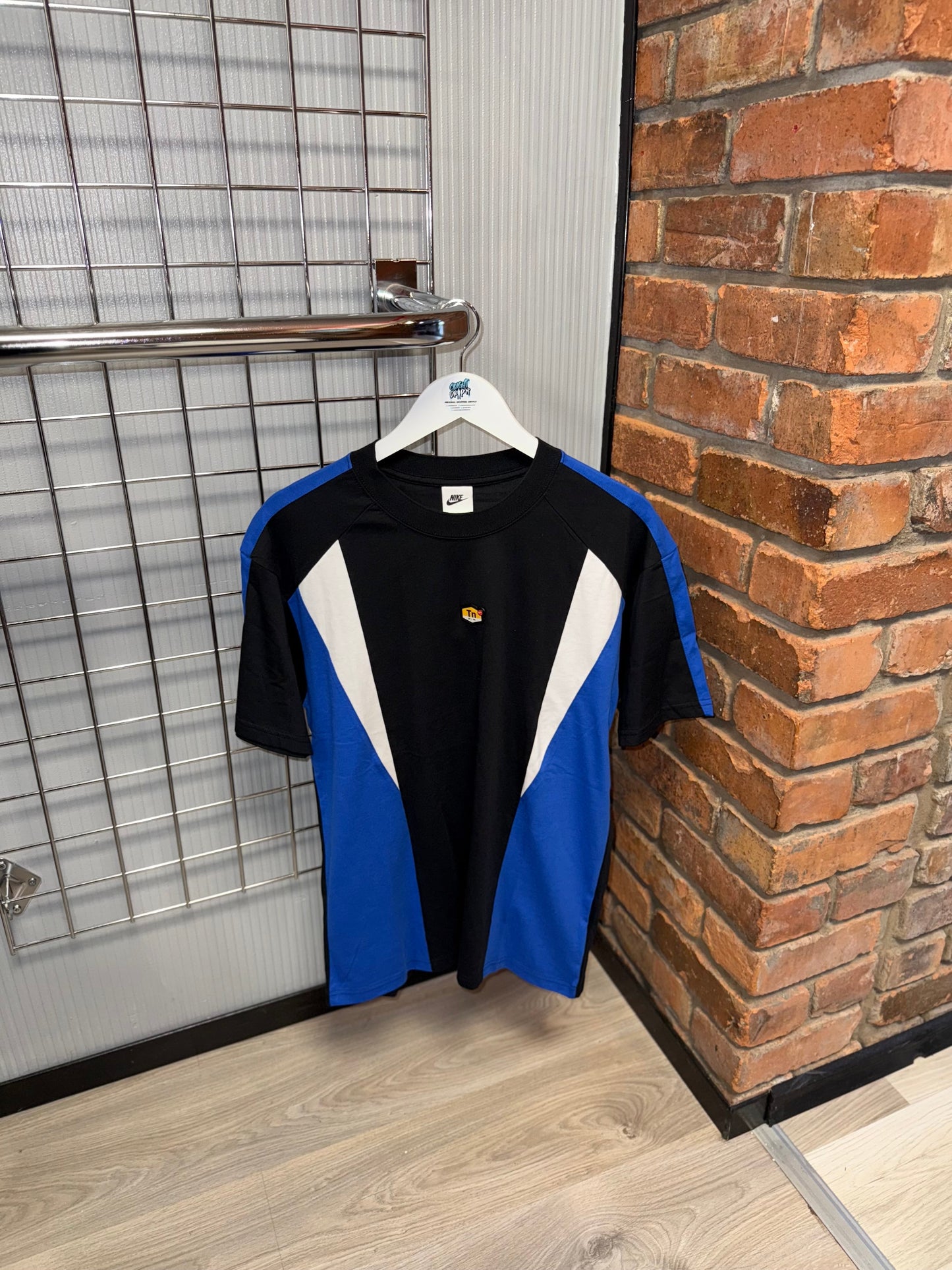 Nike TN Black, Game Royal Blue Tee (Oversized Fit. Recommend Sizing Down)