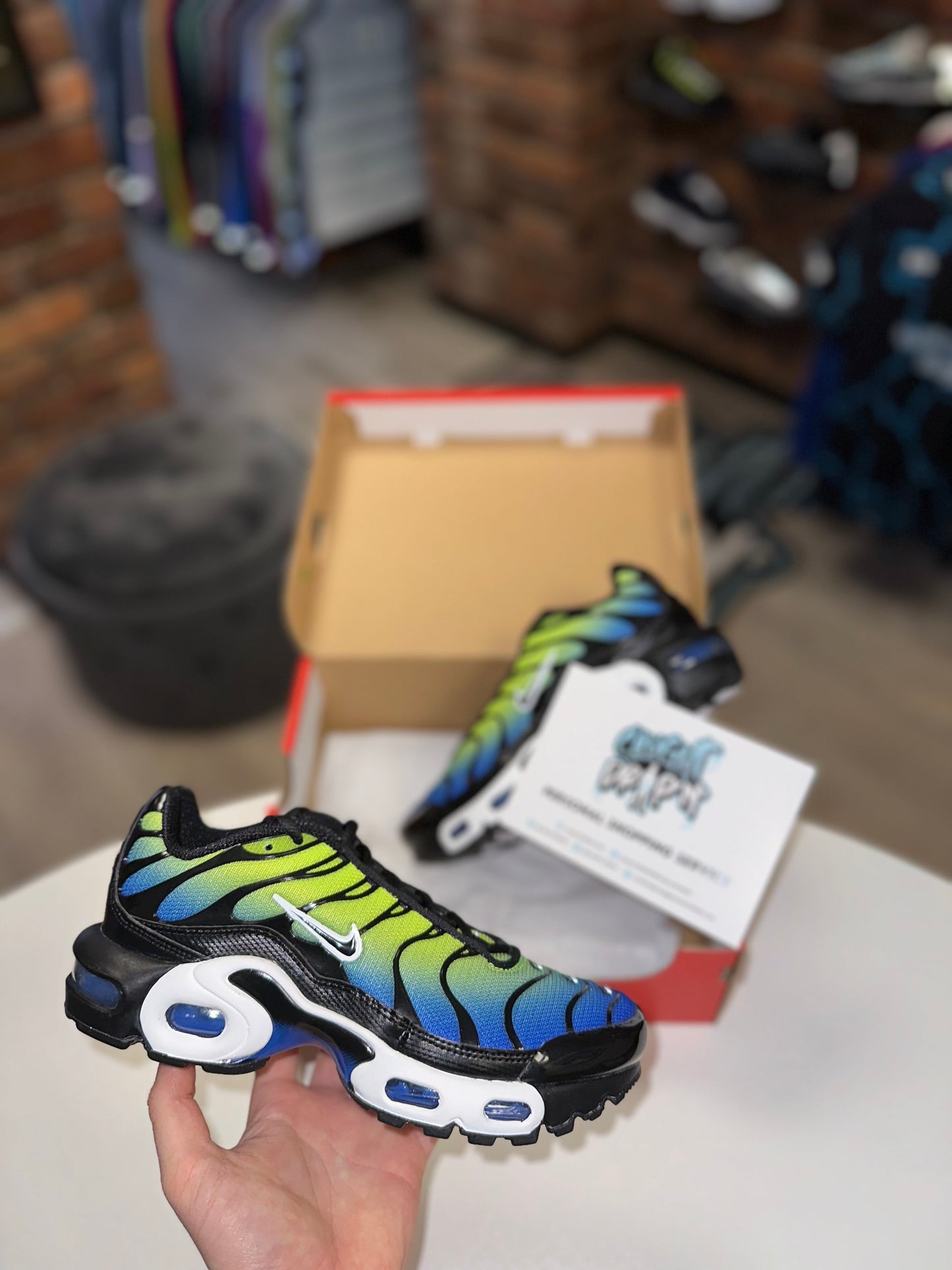 Nike Air Max Plus TN Racer Blue | Green GS 2023