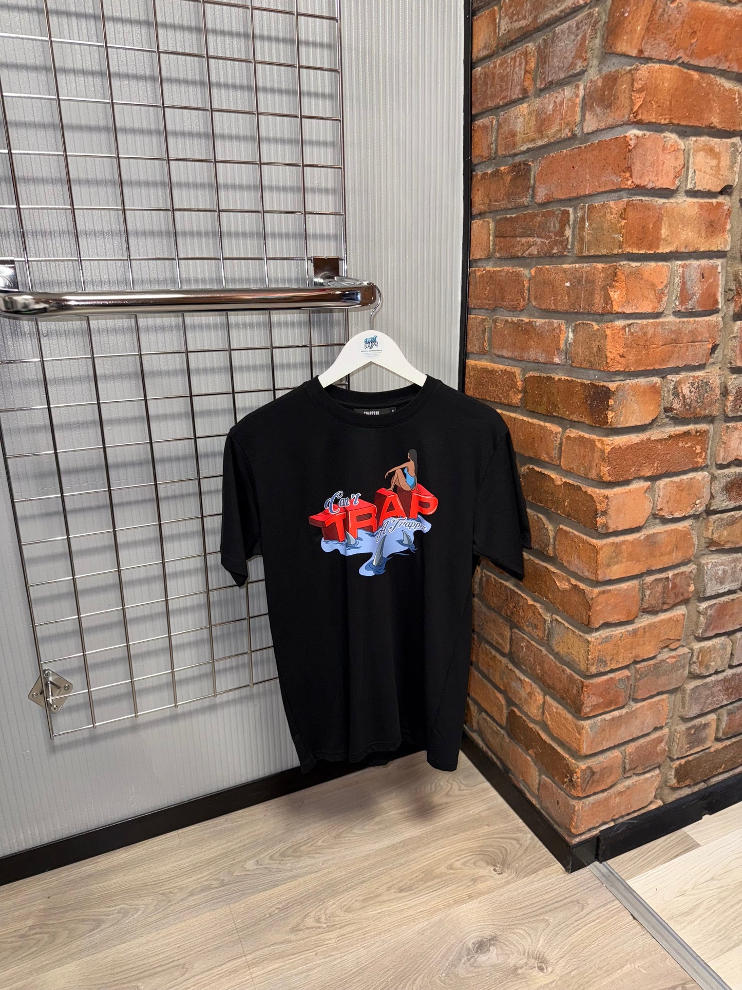 Trapstar “Cant Trap A Trapper” Tee Black