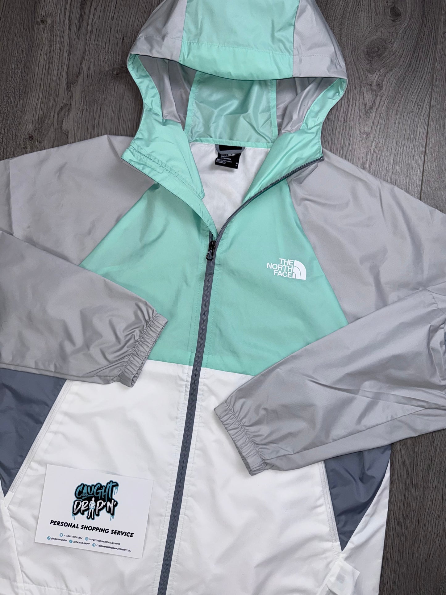The Northface Performance Windrunner Jacket Grey | Mint