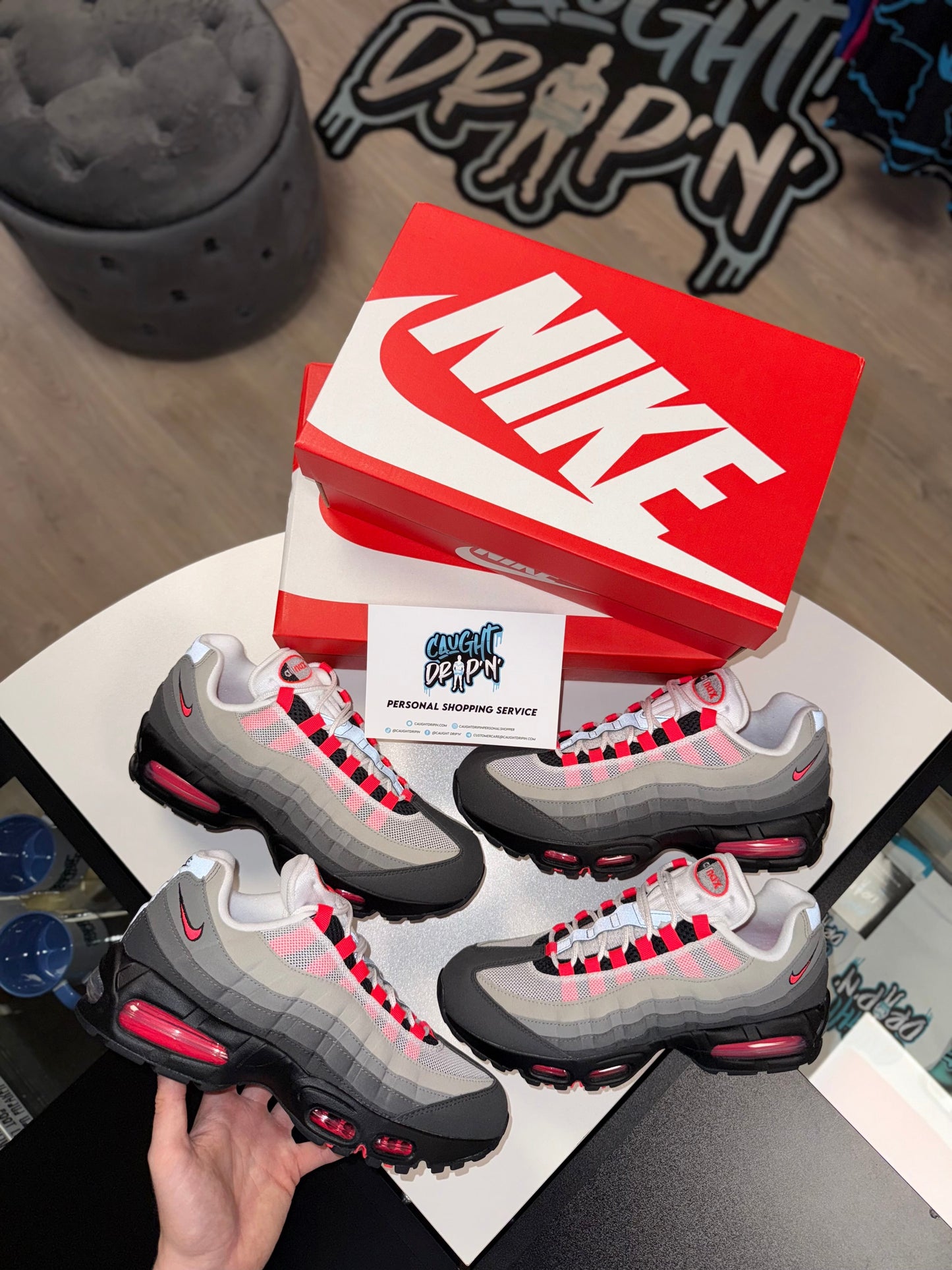Nike Air Max 95’s OG Solar Red 2025 Big Bubble