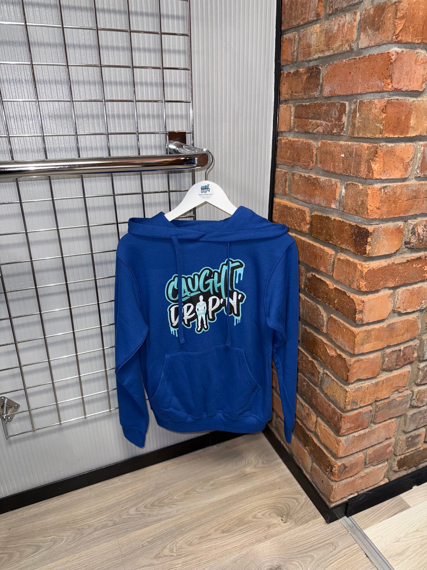 Caught Drip’N’ Royal Blue Logo Hoodie