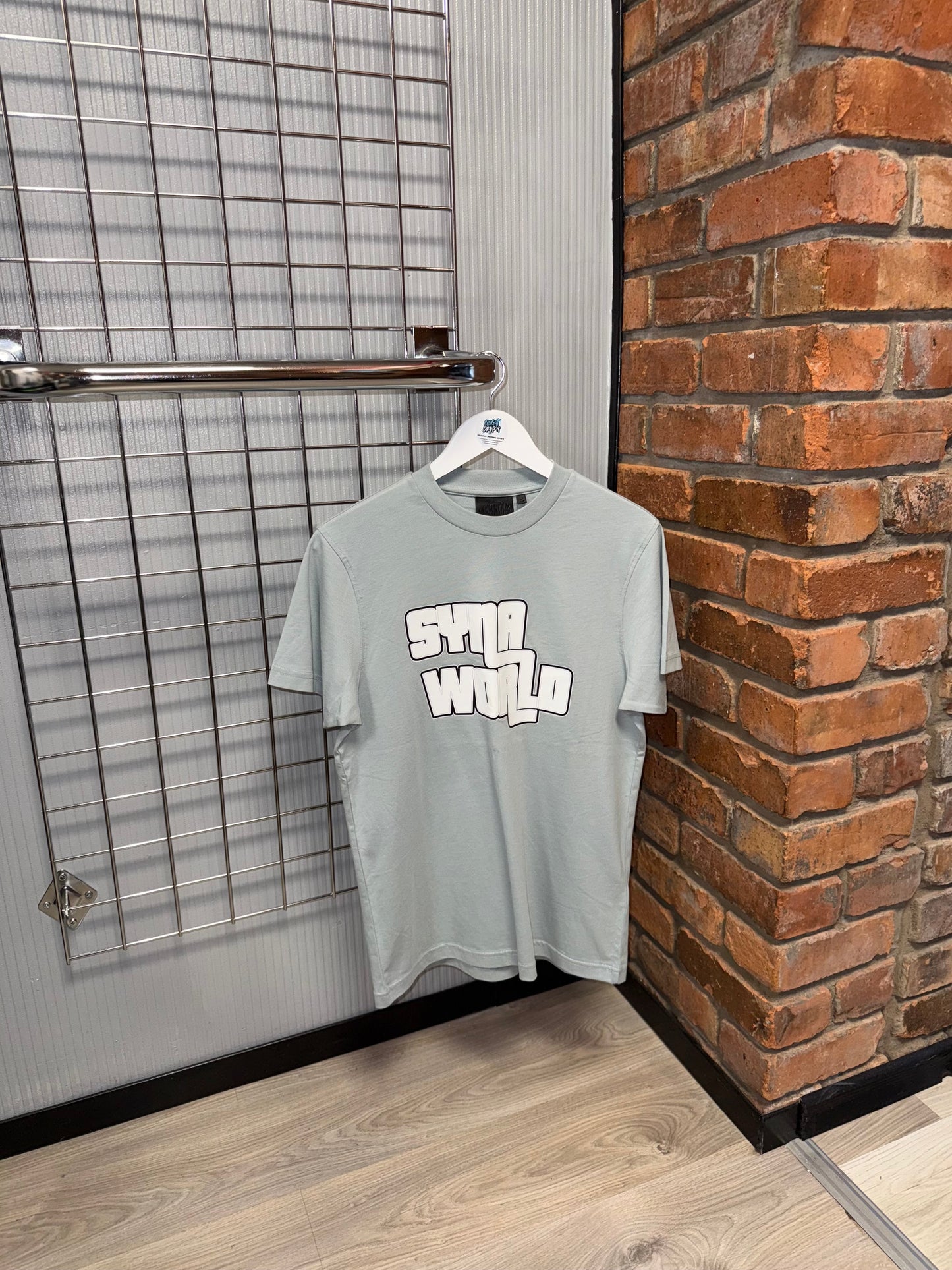 Syna World GTA White Logo Tee Grey
