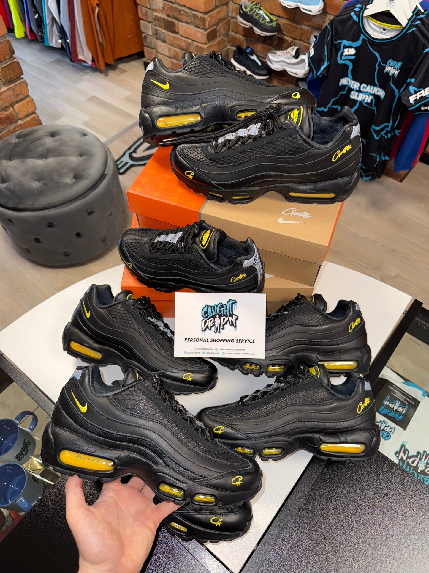 Corteiz X Nike Air Max 95’s Honey Black