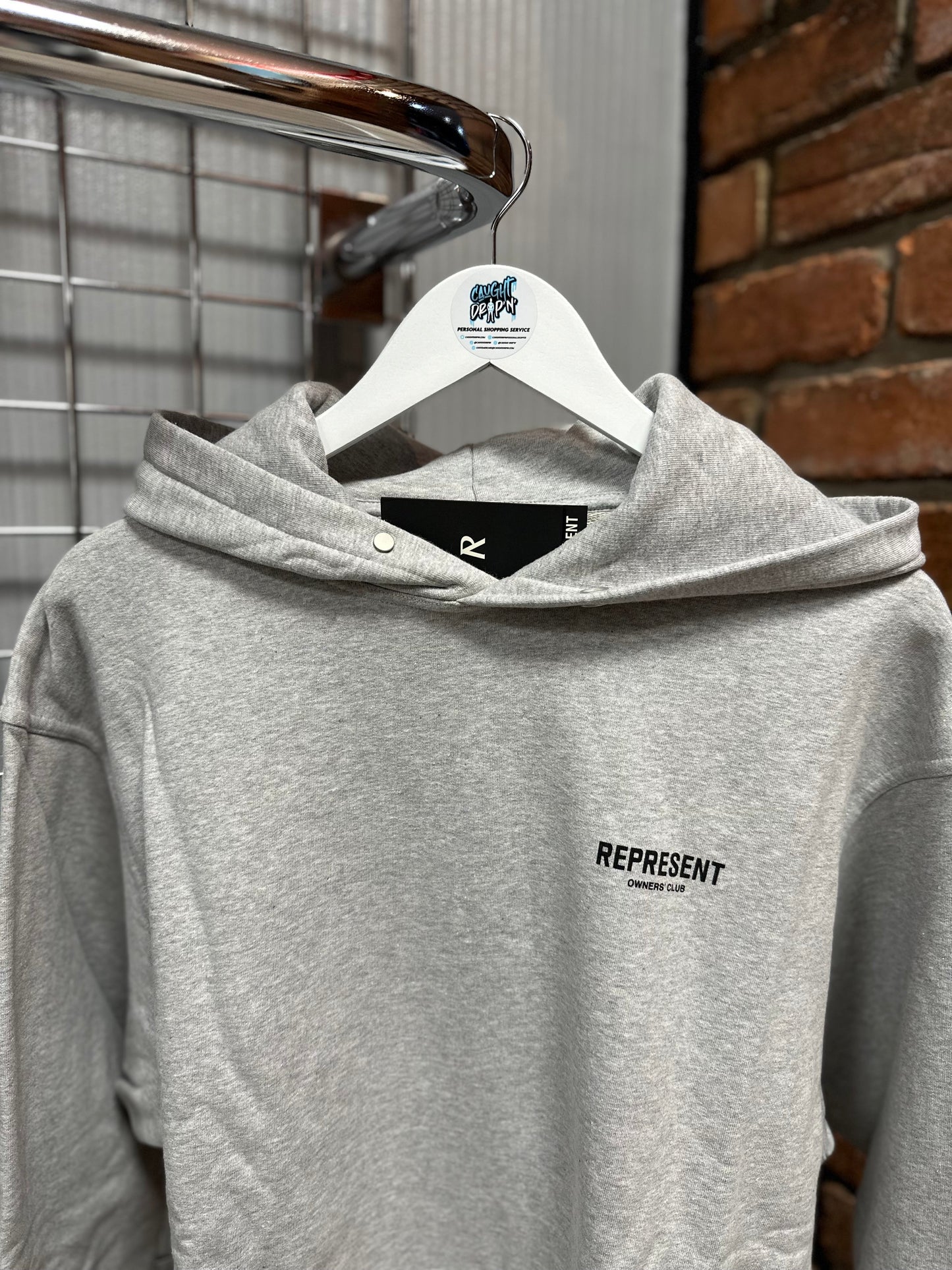 Represent Owners Club Ash Grey Hoodie