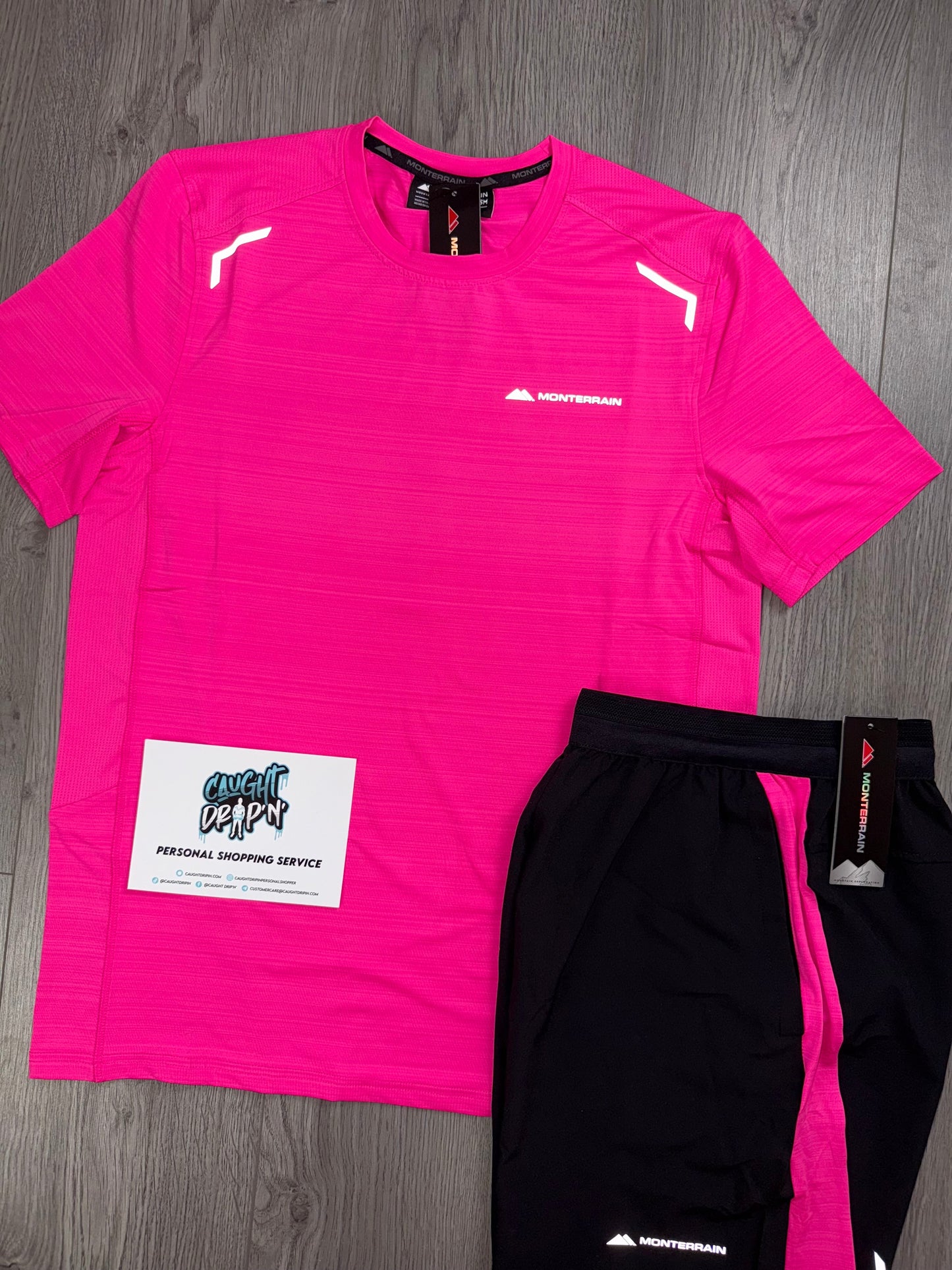 Monterrain 3.0 Running Set Hyper Pink | Black