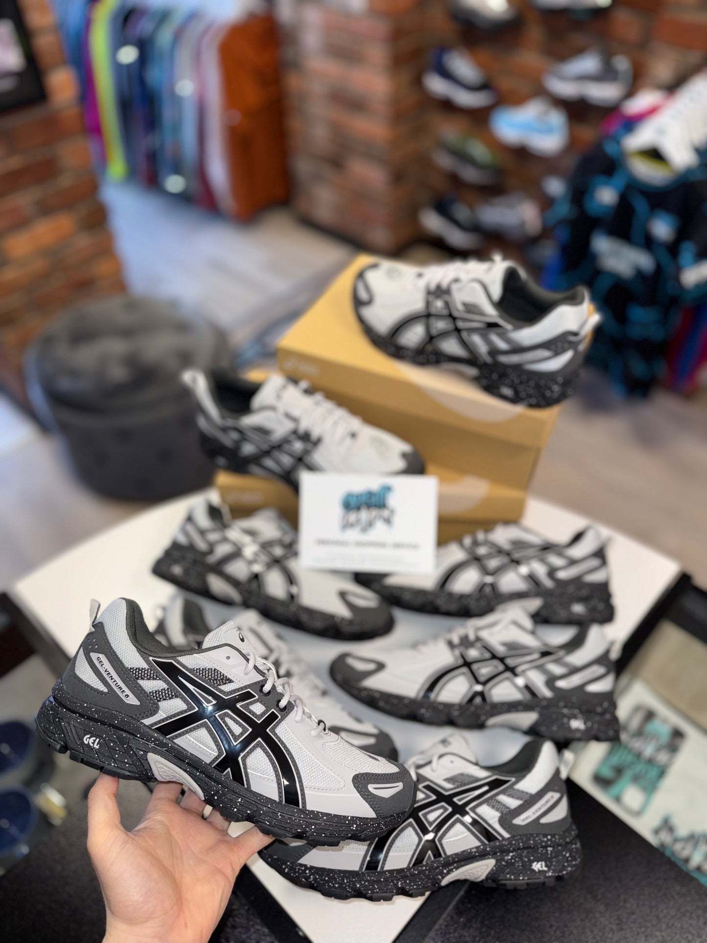 ASICS Gel Venture 6 Glacier Grey | Black