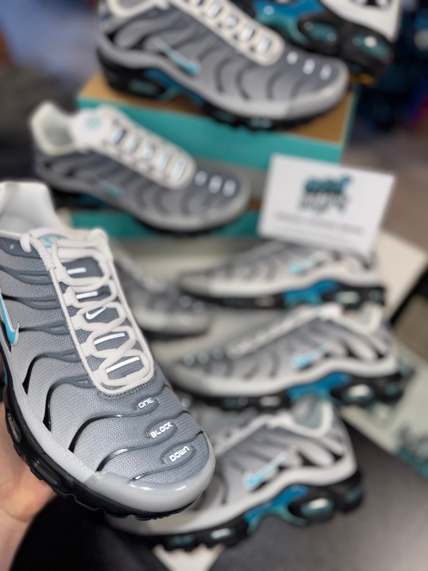 Nike Air Max Plus TN One Block Down | Matte Silver, Turquoise 2024