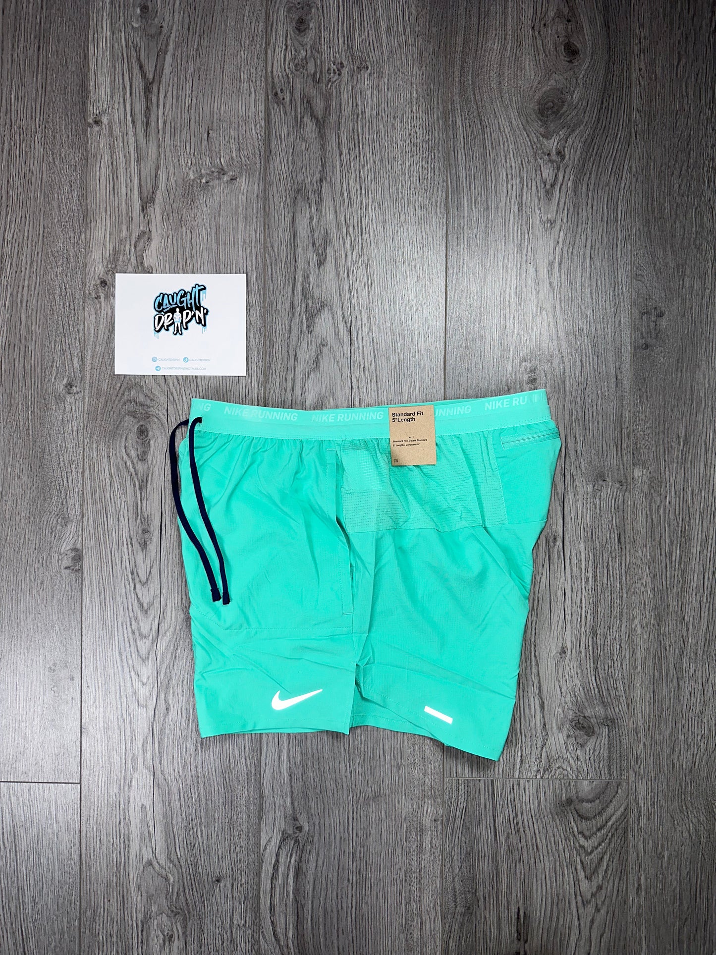 Nike Stride 5” Mint Shorts Only