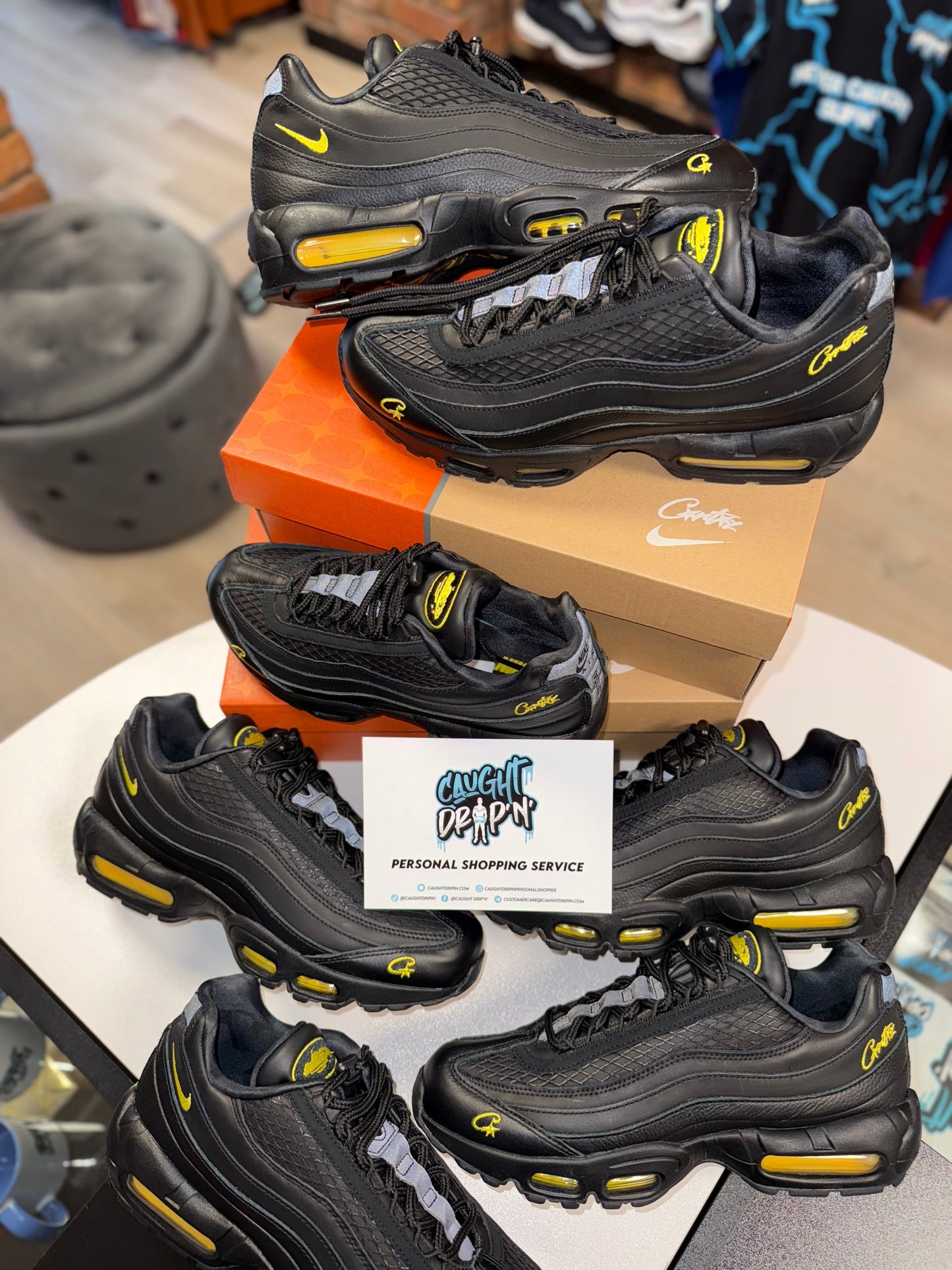 Corteiz X Nike Air Max 95’s Honey Black