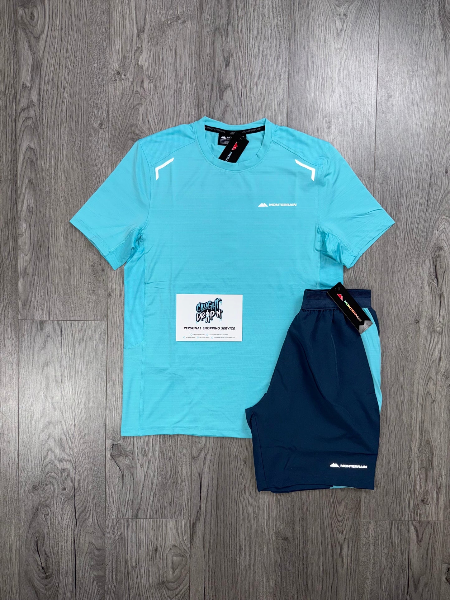 Monterrain 3.0 Running Set Obsidian | Sea Blue