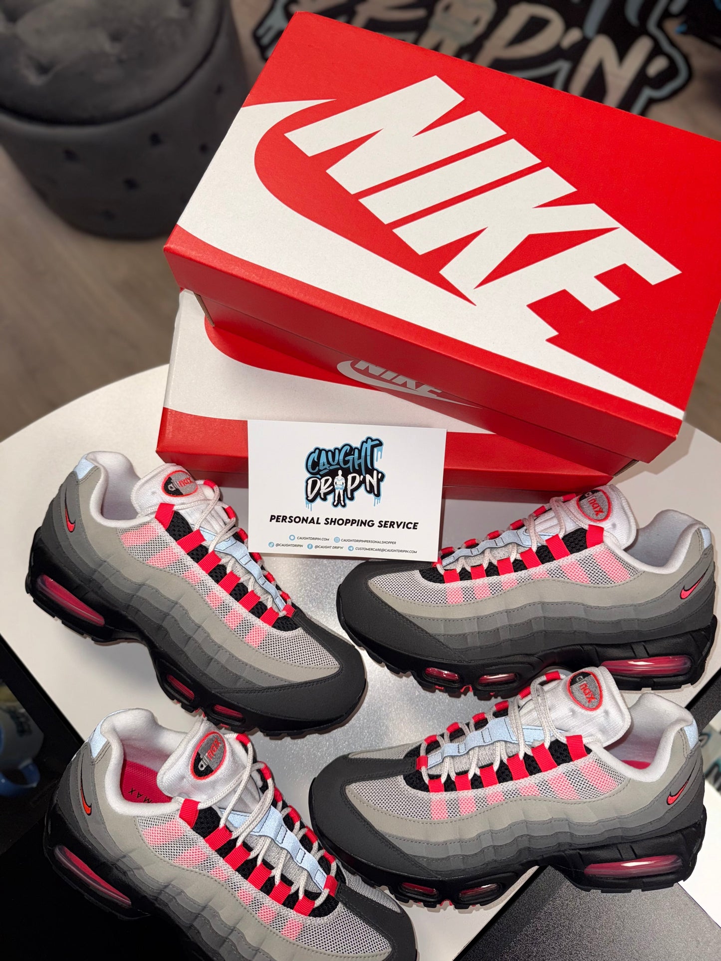 Nike Air Max 95’s OG Solar Red 2025 Big Bubble