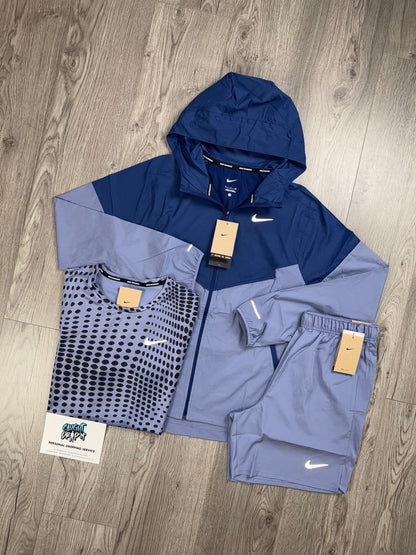 Nike 3 Piece Windrunner Navy | Indigo Set