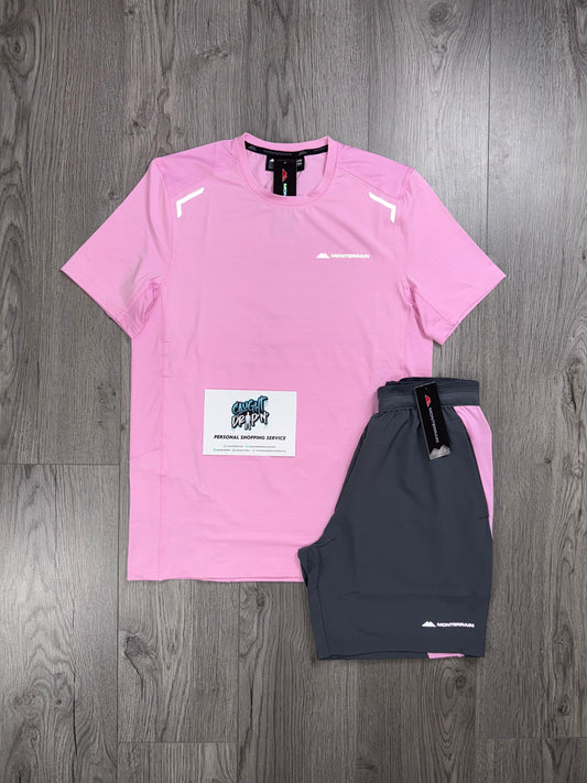 Monterrain 3.0 Running Set Iron Grey | Pink Foam