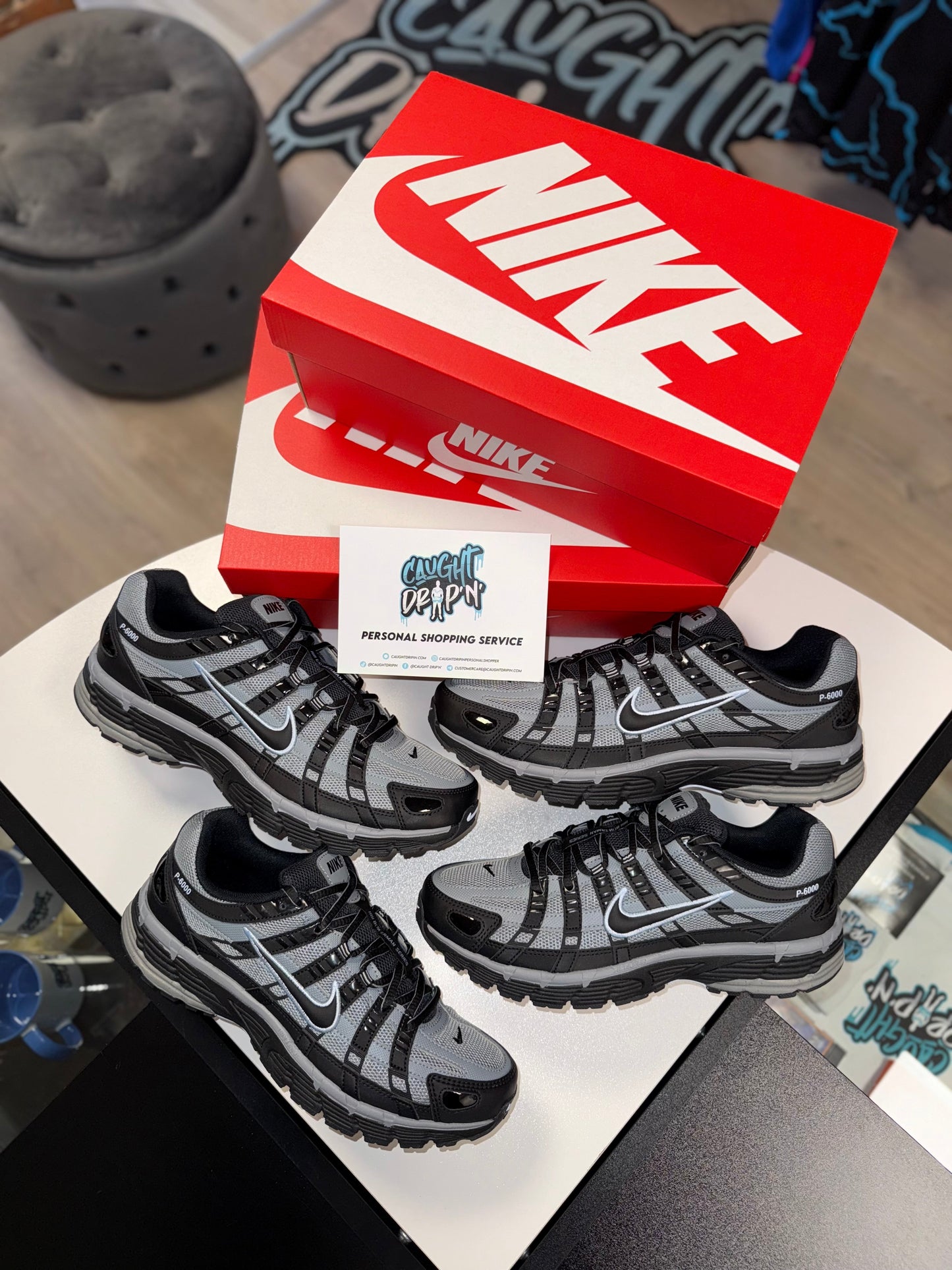 Nike P-6000 Black, Cool Grey, Celestine Blue 2025