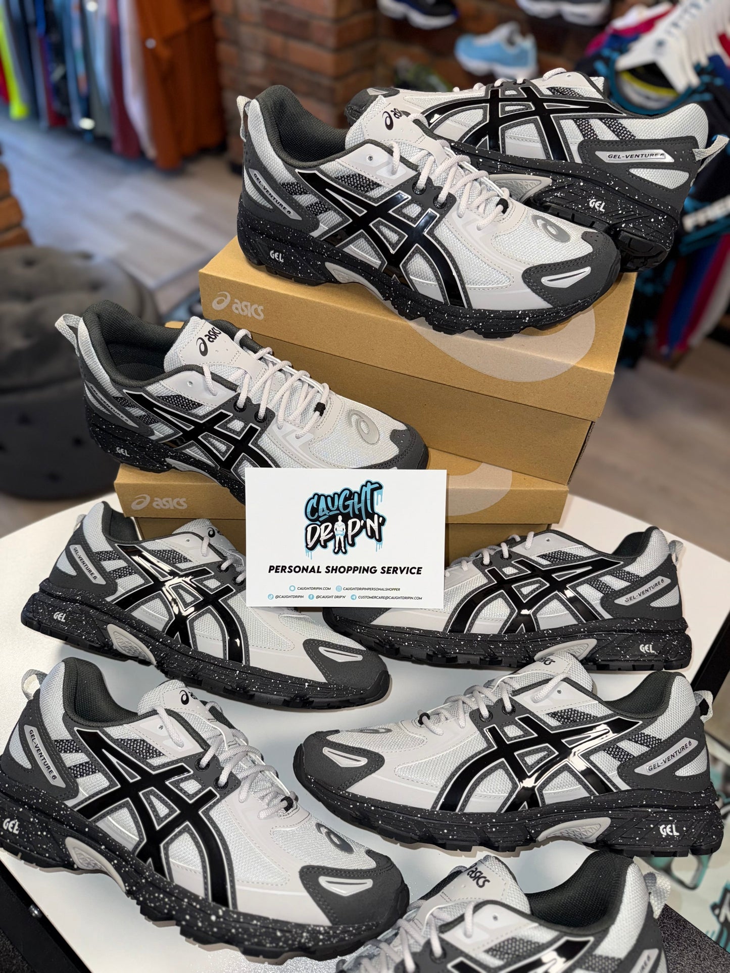 ASICS Gel Venture 6 Glacier Grey | Black