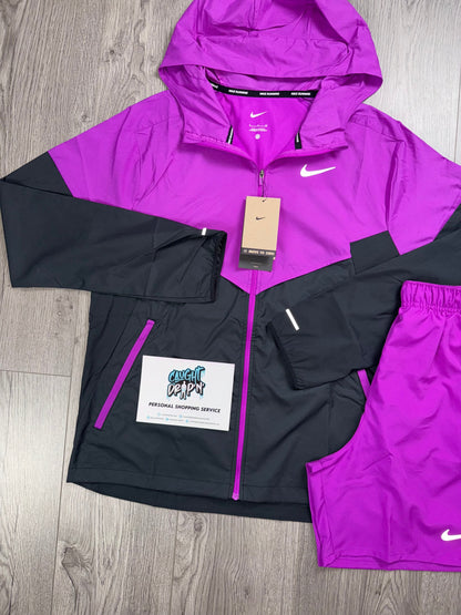 Nike Windrunner Grape Purple | Black Set