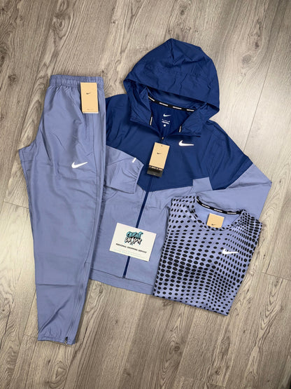 Nike 3 Piece Windrunner Navy | Indigo Tracksuit