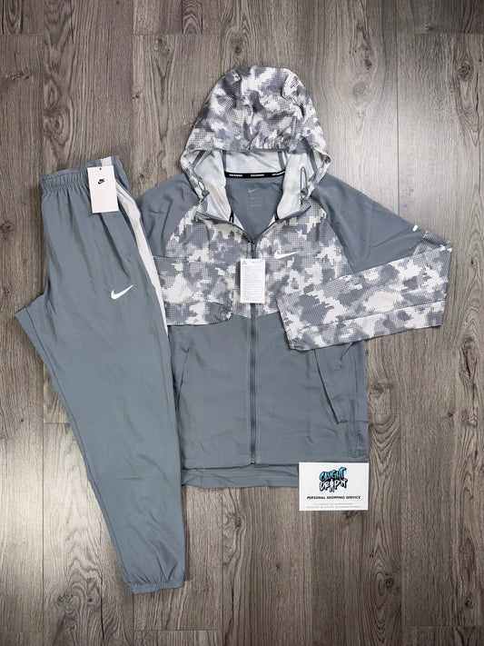 Nike Repel Miler Tracksuit Grey | White Camo