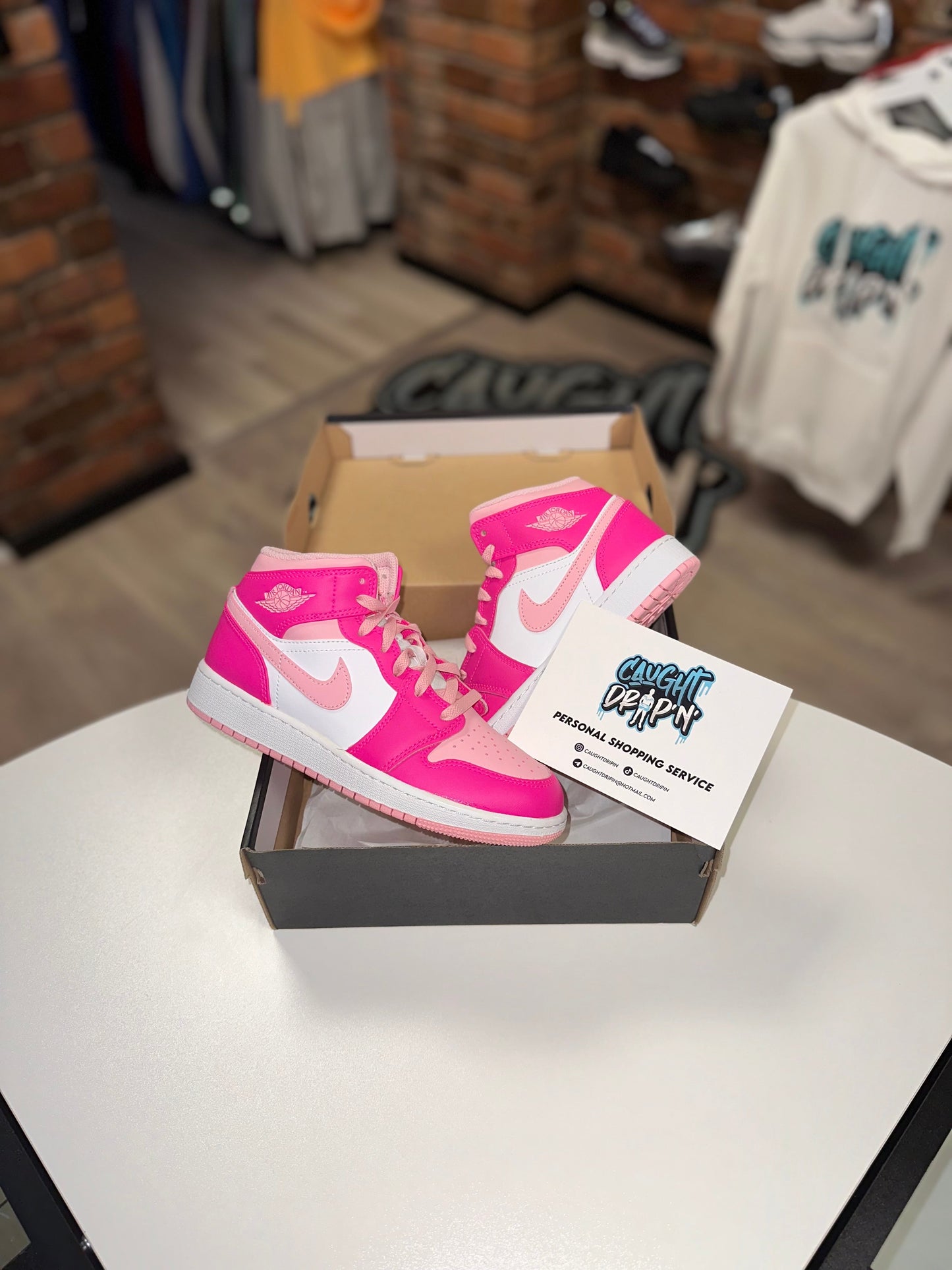 Jordan 1 Mid Fierce Pink 2023