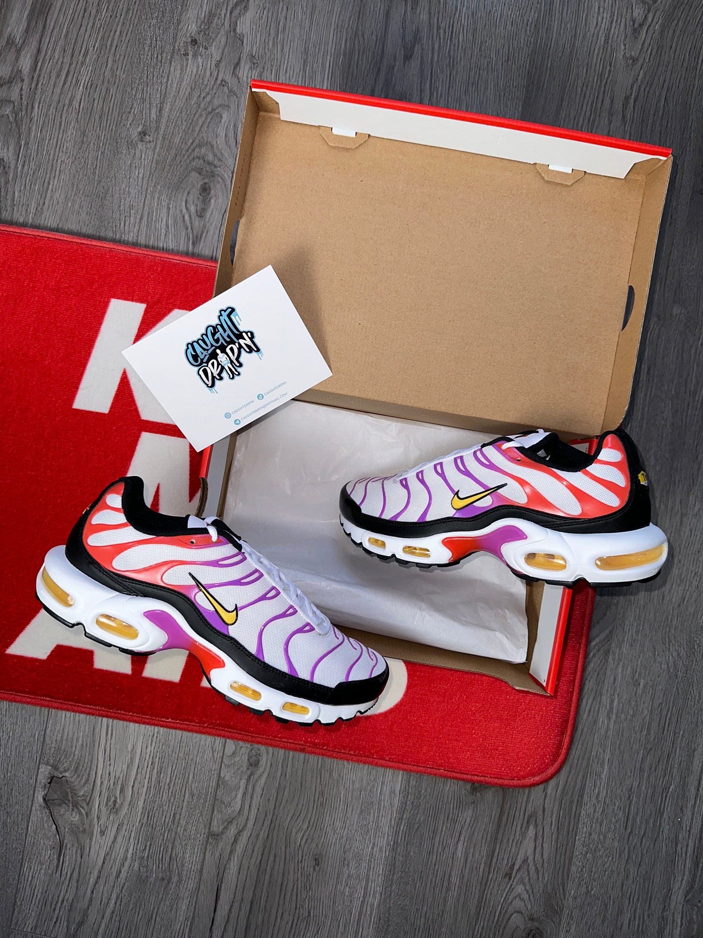 Nike Air Max Plus TN White, Red, Purple Pulse 2023
