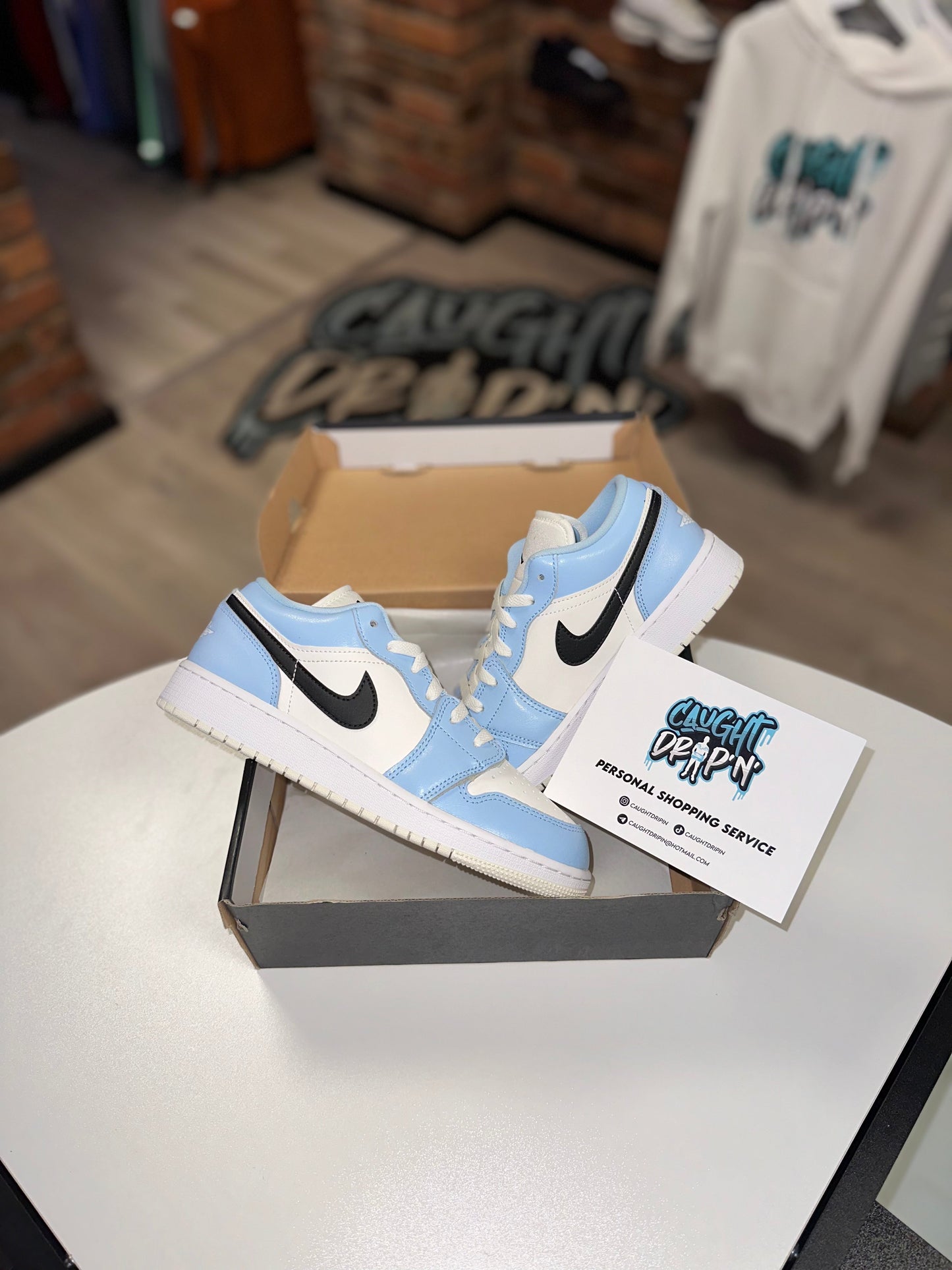 Jordan 1 Low Ice Blue GS