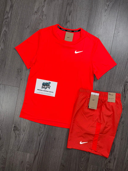 Nike Crimson Red Miler Set