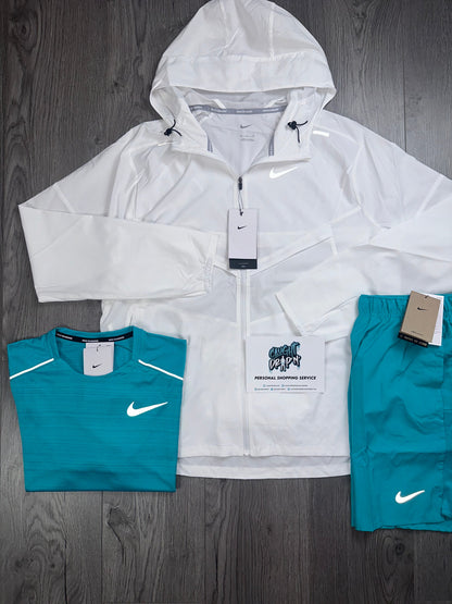 Nike 3 Piece White Windrunner | OG Dusty Cactus Miler Set