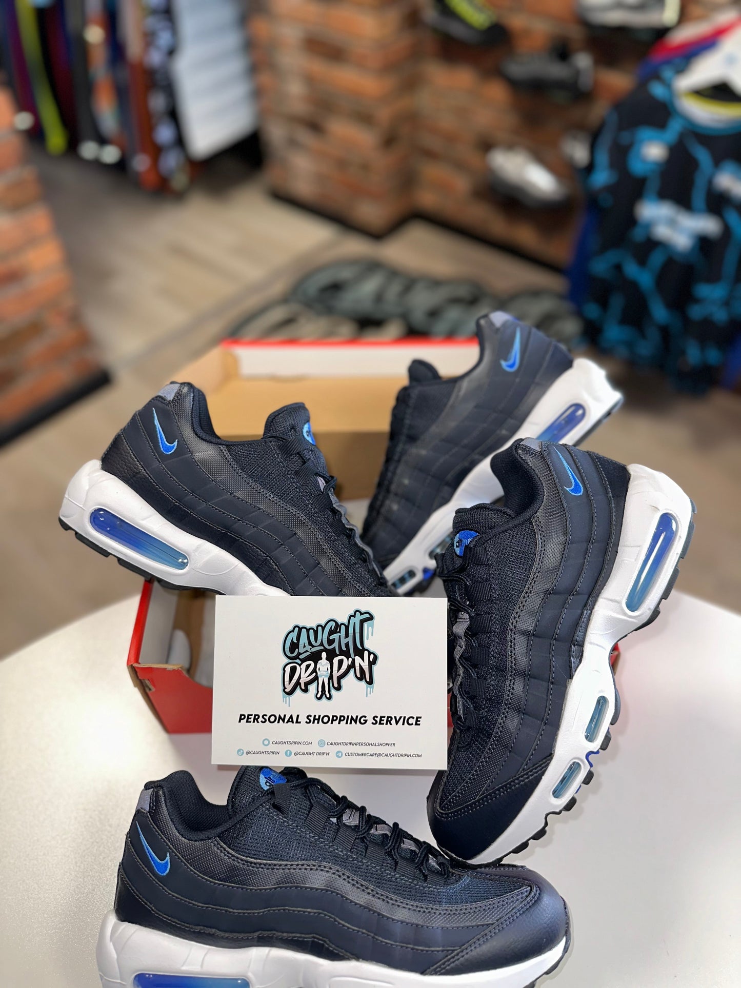 Nike Air Max 95’s Obsidian | Racer Blue 2021