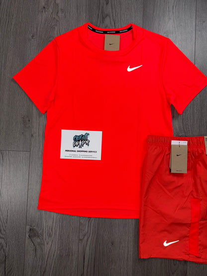 Nike Crimson Red Miler Set