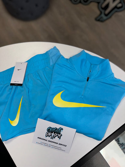 Women’s Nike Swoosh Baby Blue Set