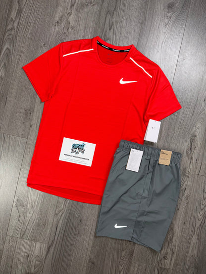Nike OG Light Crimson Red Miler | Grey Set