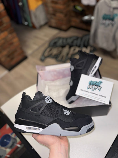 Jordan 4 Black Canvas 2022
