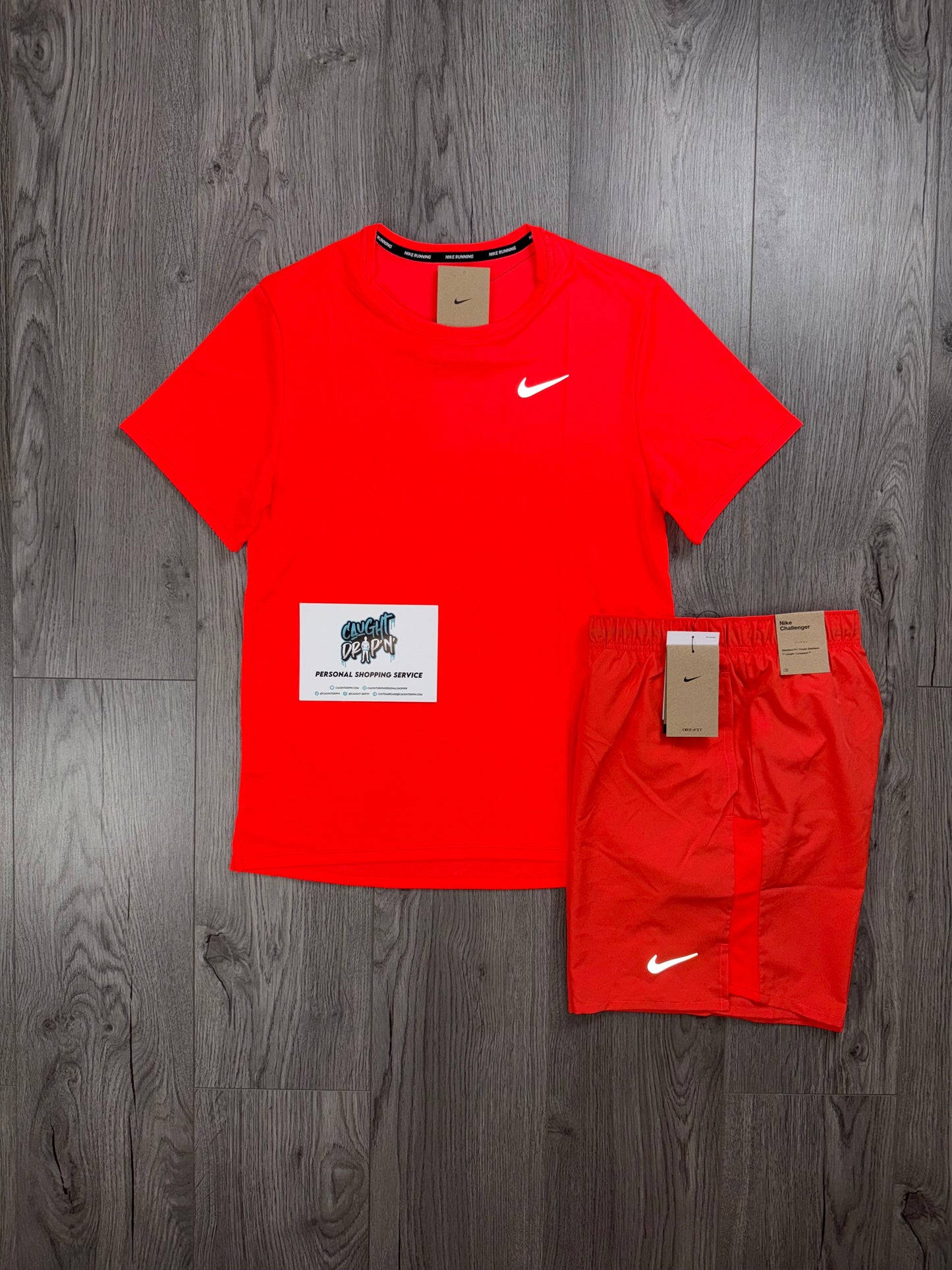 Nike Crimson Red Miler Set