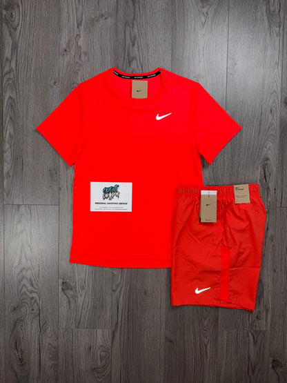 Nike Crimson Red Miler Set