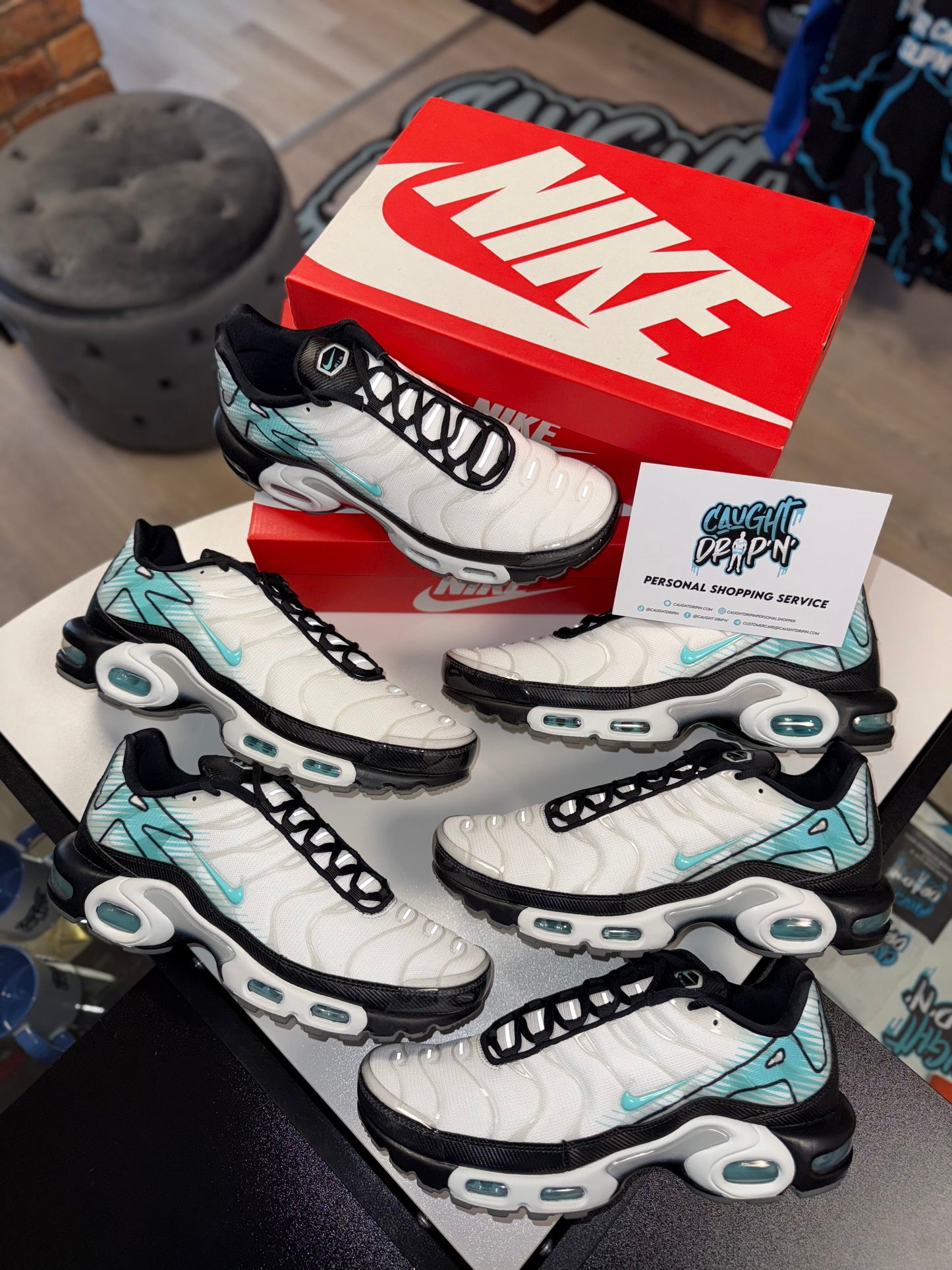 Nike Air Max Plus TN Mercurial White | Turquoise 2024