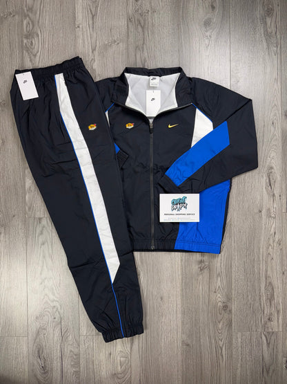 Nike TN Black, Game Royal Blue Tracksuit (Oversized Fit. Recommend Sizing Down)